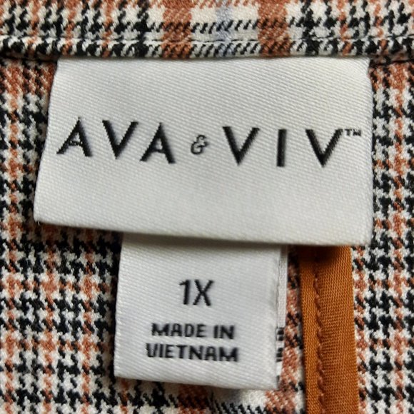 Ava & Viv Jackets & Coats Ava Viv Plaid Blazer Size X Poshmark